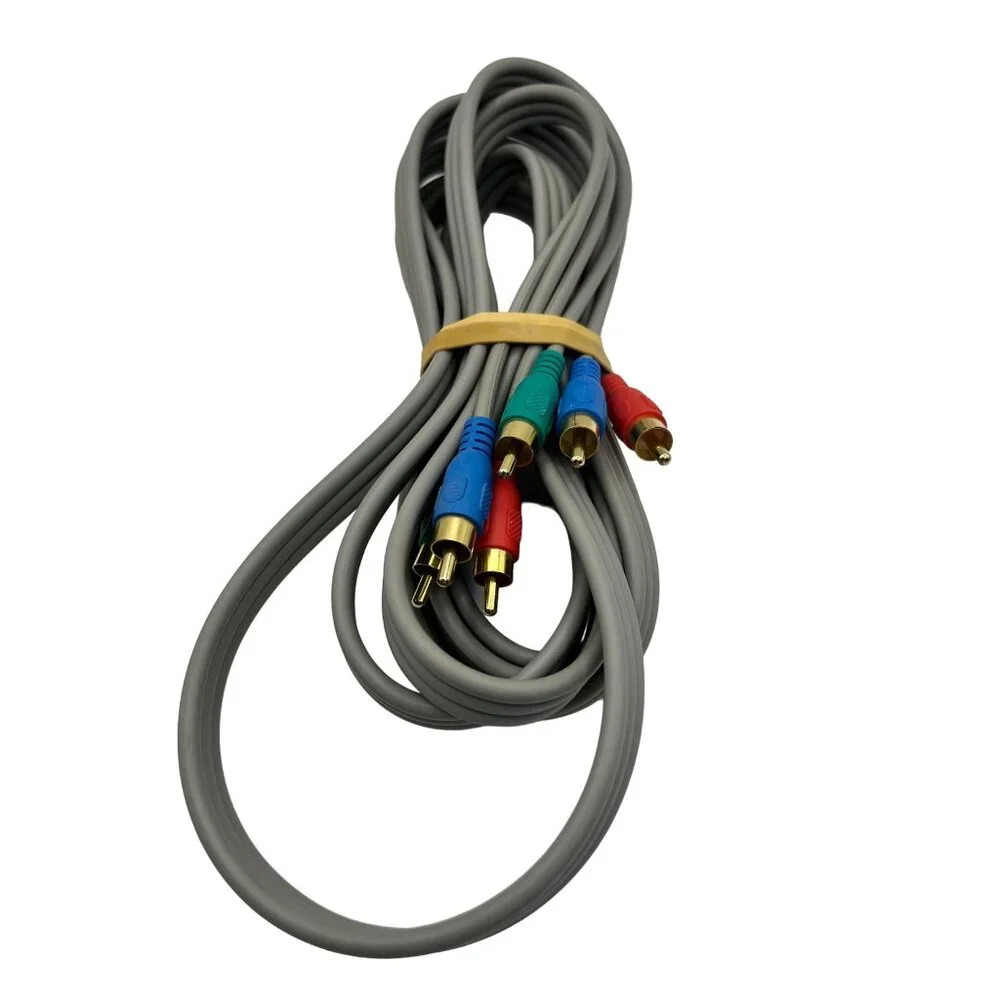 Component RCA Cable For Audio Video Connections - 3 RCA Male To 3 RCA Male